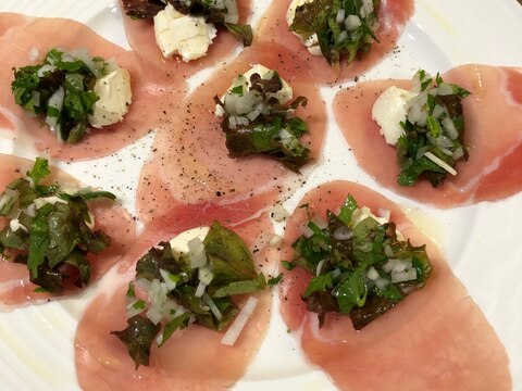 簡単!生ハム巻き